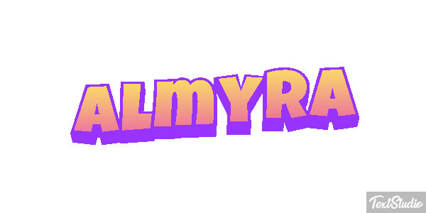 Almyra Effetto testo