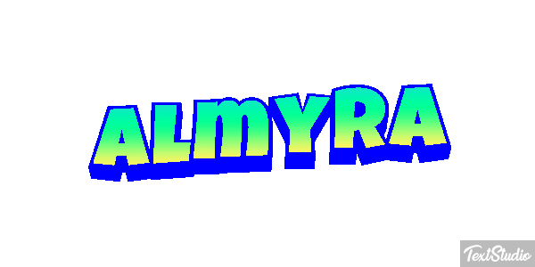 Almyra Effetto testo