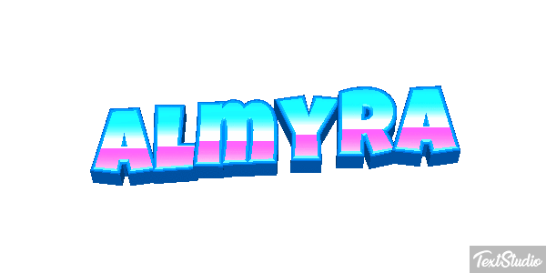 Almyra Effetto testo