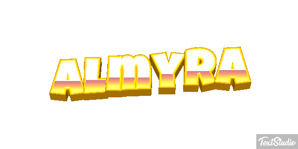 Almyra Effetto testo