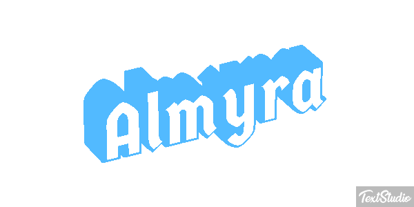 Almyra Effetto testo