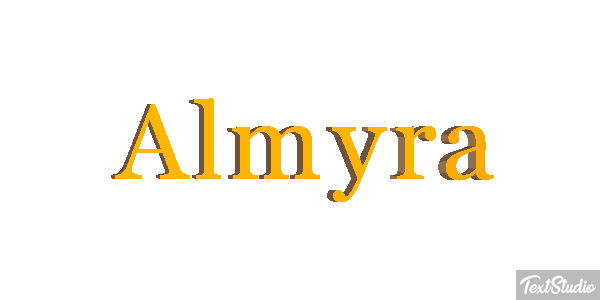 Almyra Effetto testo