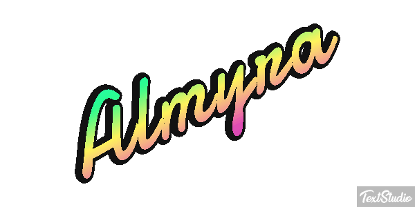 Almyra Effetto testo