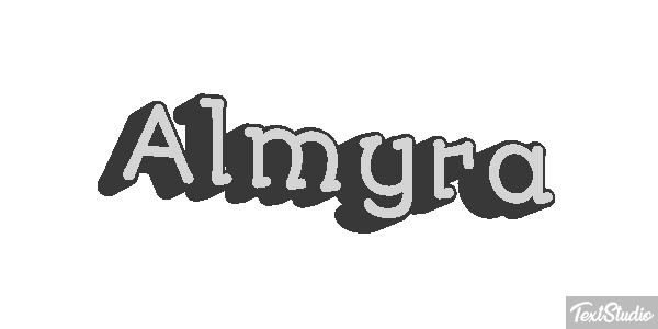 Almyra Effetto testo