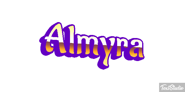 Almyra Effetto testo