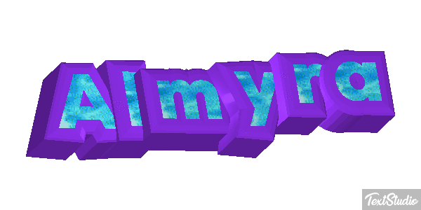Almyra Effetto testo