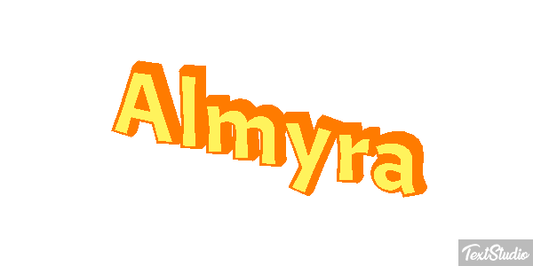 Almyra Effetto testo