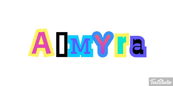 Almyra Effetto testo