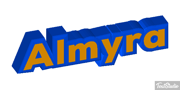 Almyra Effetto testo
