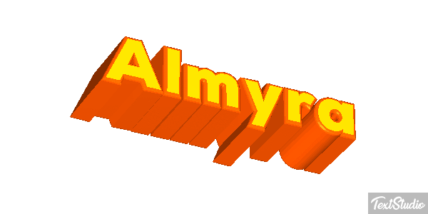 Almyra Effetto testo