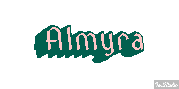 Almyra Effetto testo