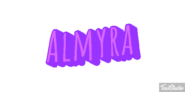 Almyra Effetto testo
