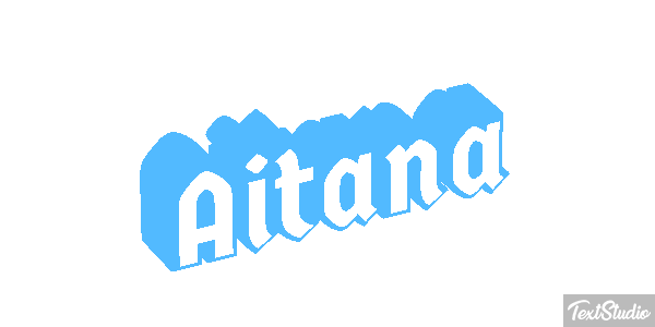 Aitana Efecto de texto