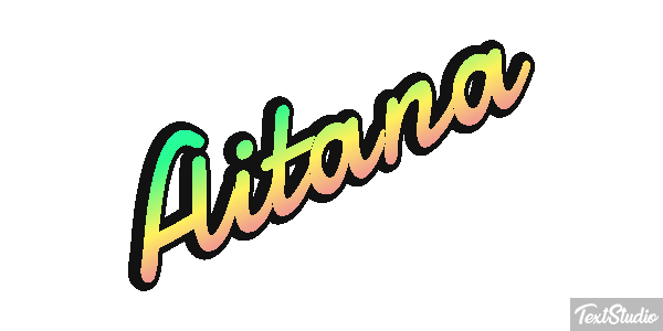 Aitana Efecto de texto