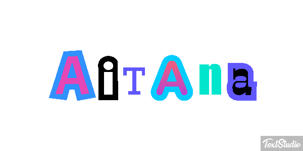Aitana Efecto de texto