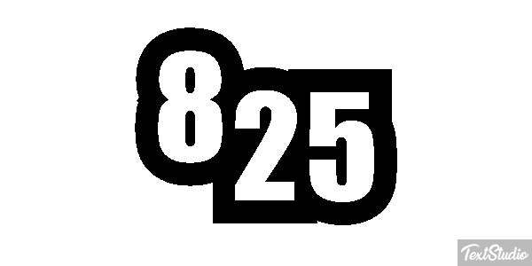 825 テキスト効果