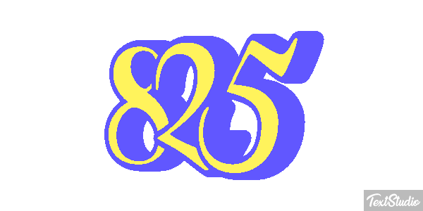 825 テキスト効果