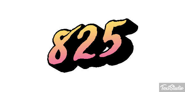 825 テキスト効果