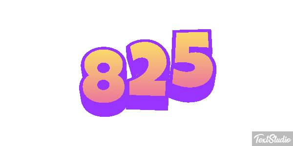 825 テキスト効果