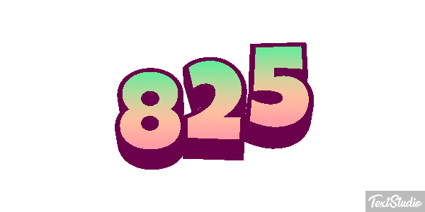 825 テキスト効果
