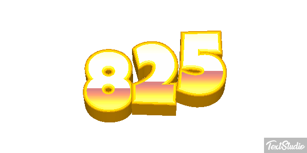 825 テキスト効果