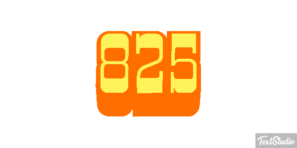 825 テキスト効果