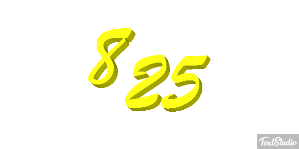 825 テキスト効果