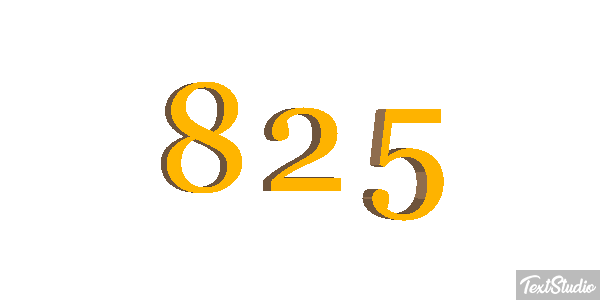 825 テキスト効果