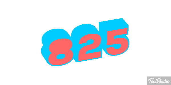825 テキスト効果