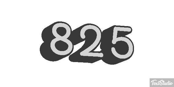 825 テキスト効果