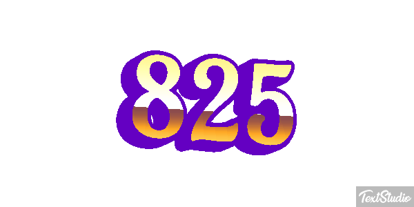 825 テキスト効果