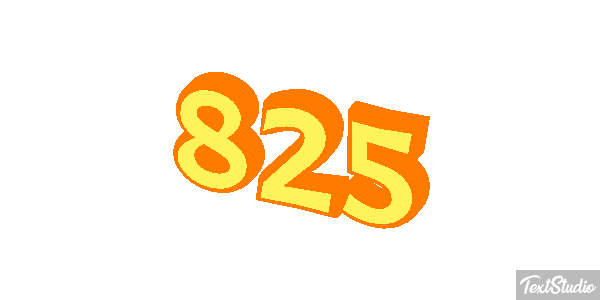 825 テキスト効果