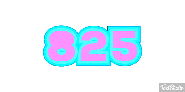 825 テキスト効果