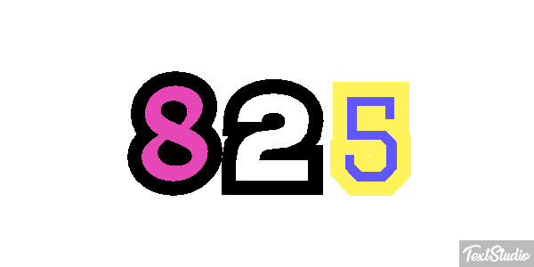 825 テキスト効果