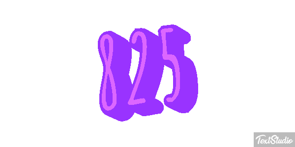 825 テキスト効果