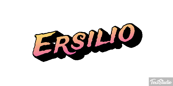 Ersilio Effetto testo