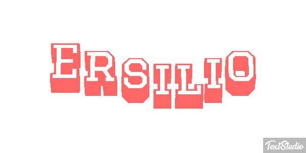 Ersilio Effetto testo