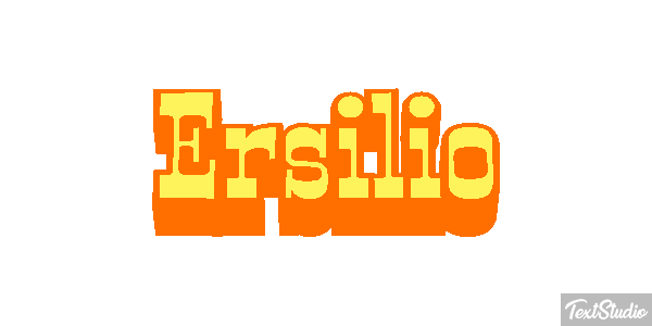 Ersilio Effetto testo