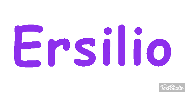 Ersilio Effetto testo
