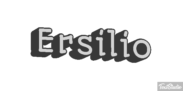 Ersilio Effetto testo
