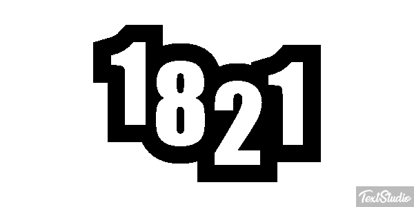 1821 Efecto de texto