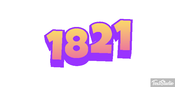 1821 Efecto de texto