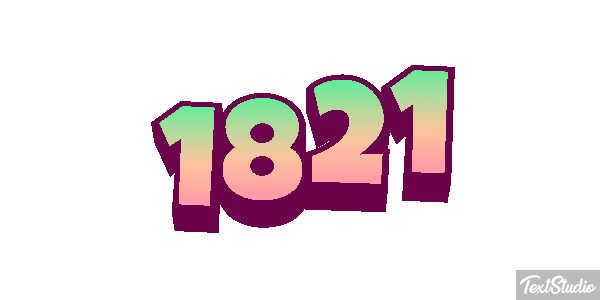 1821 Efecto de texto
