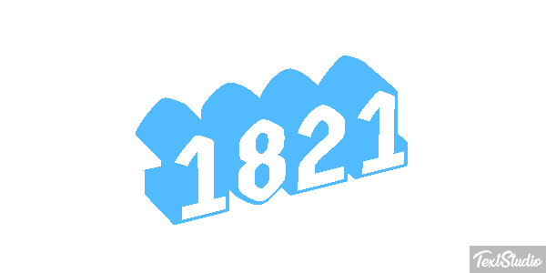 1821 Efecto de texto