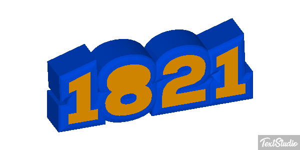1821 Efecto de texto