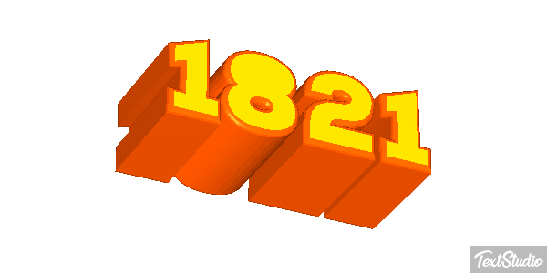 1821 Efecto de texto
