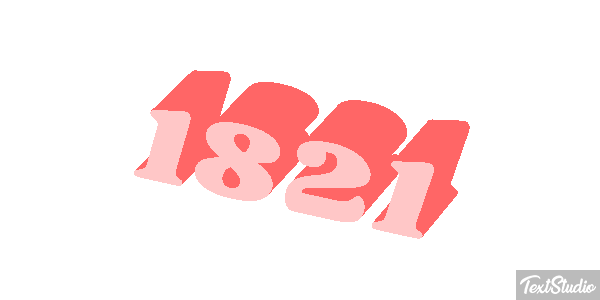 1821 Efecto de texto