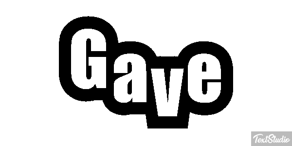 Gave Text effect
