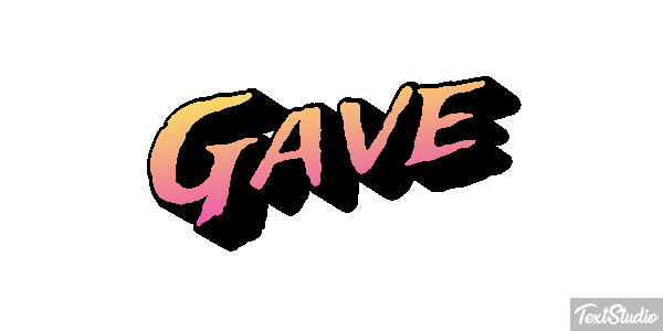 Gave Text effect