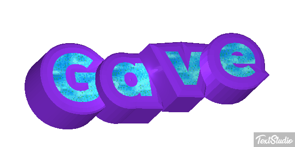 Gave Text effect